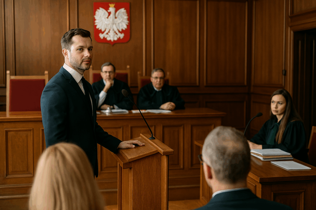 Detektyw zeznaje w sądzie