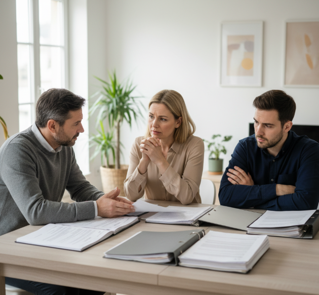 Rozmowa z detektywem w biurze