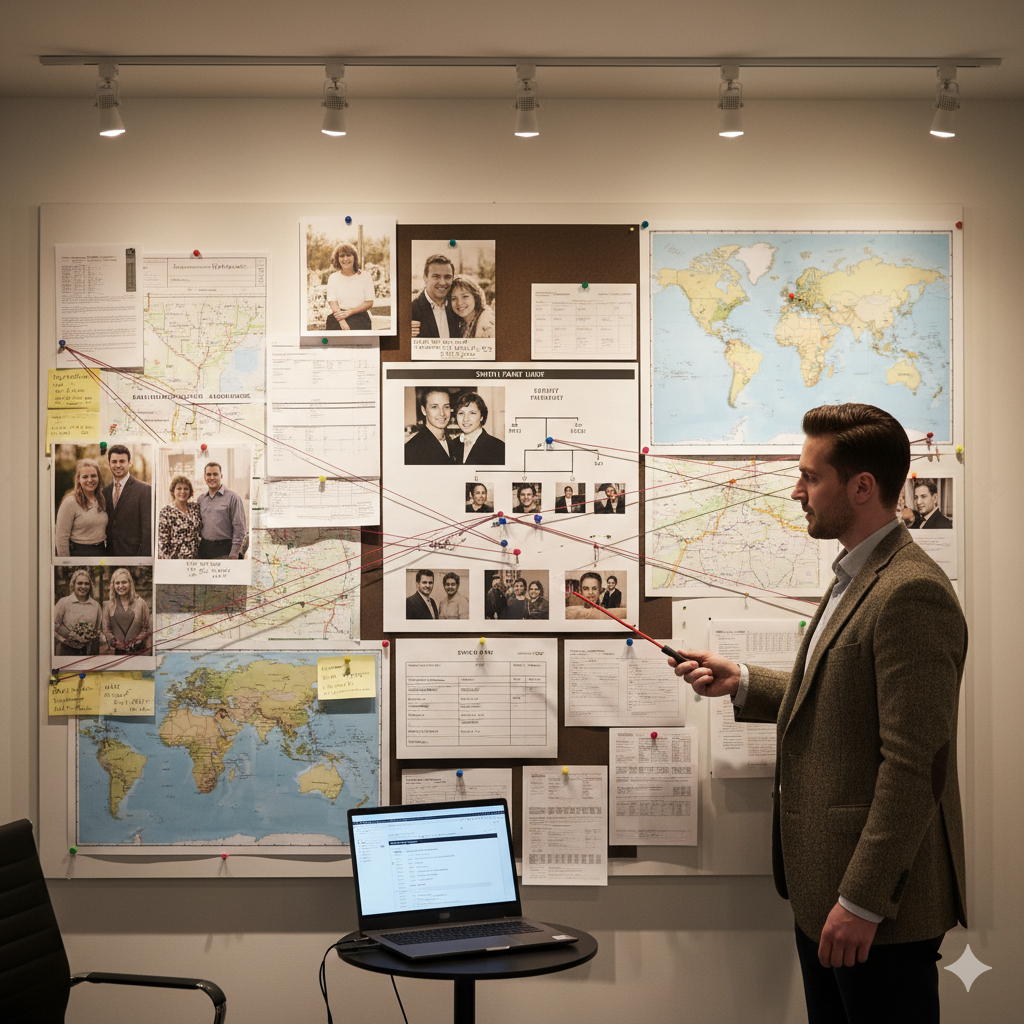 Analiza powiązań rodzinnych